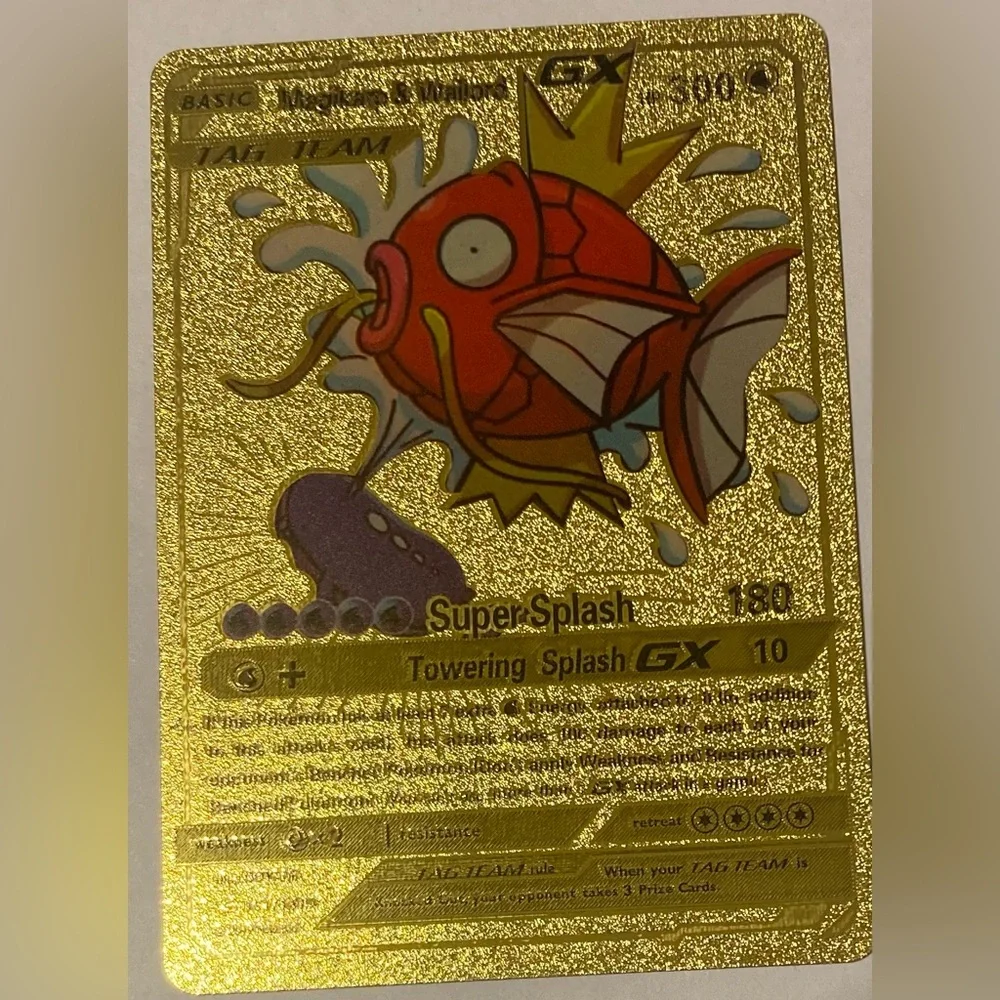 Pokemon | Games | Gold Foil Magikarp And Wailord Gx | Poshmark Pokemon | Games | Gold Foil Magikarp And Wailord Gx | Poshmark